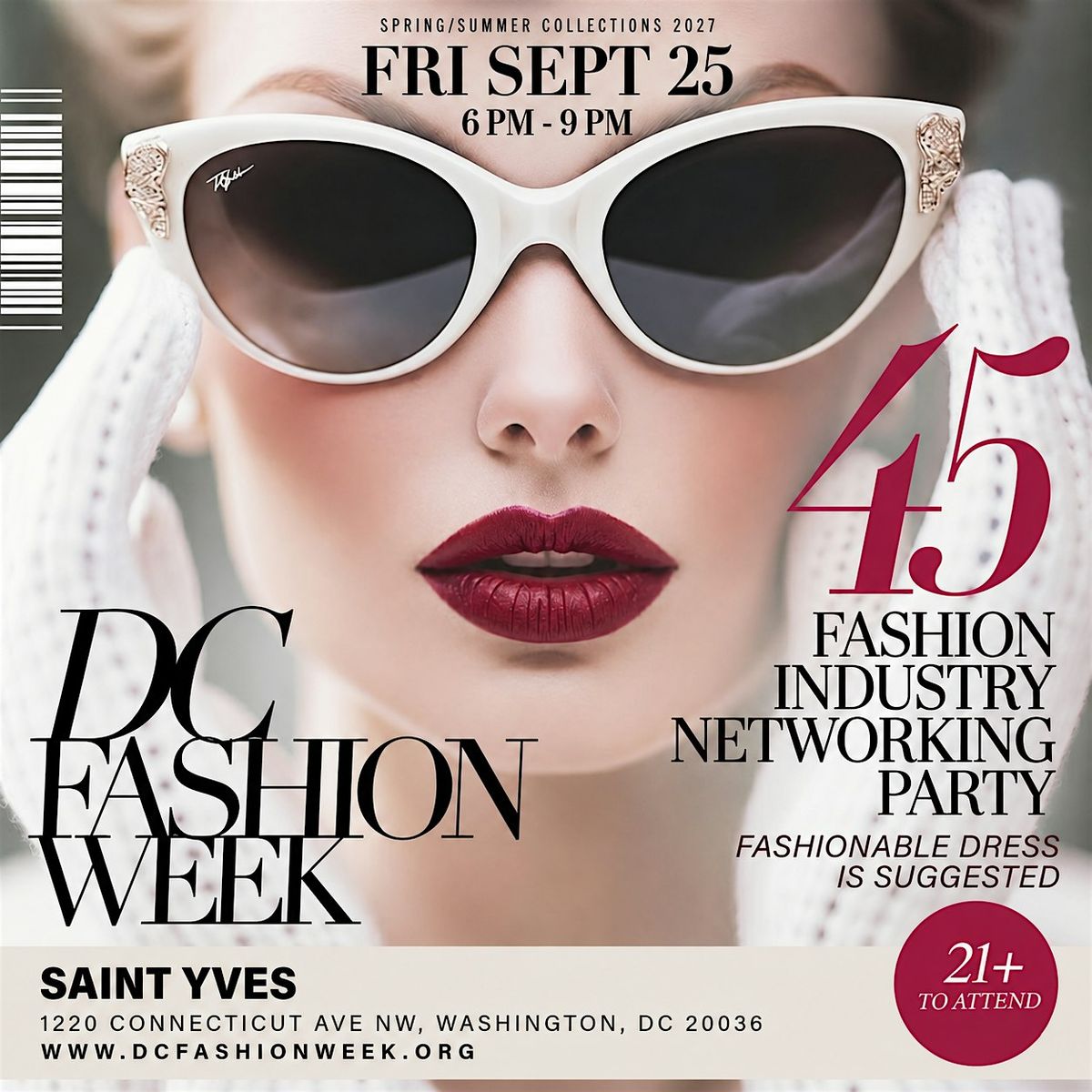 DC Fashion Week Fashion Industry Networking Party SEP 25 2026