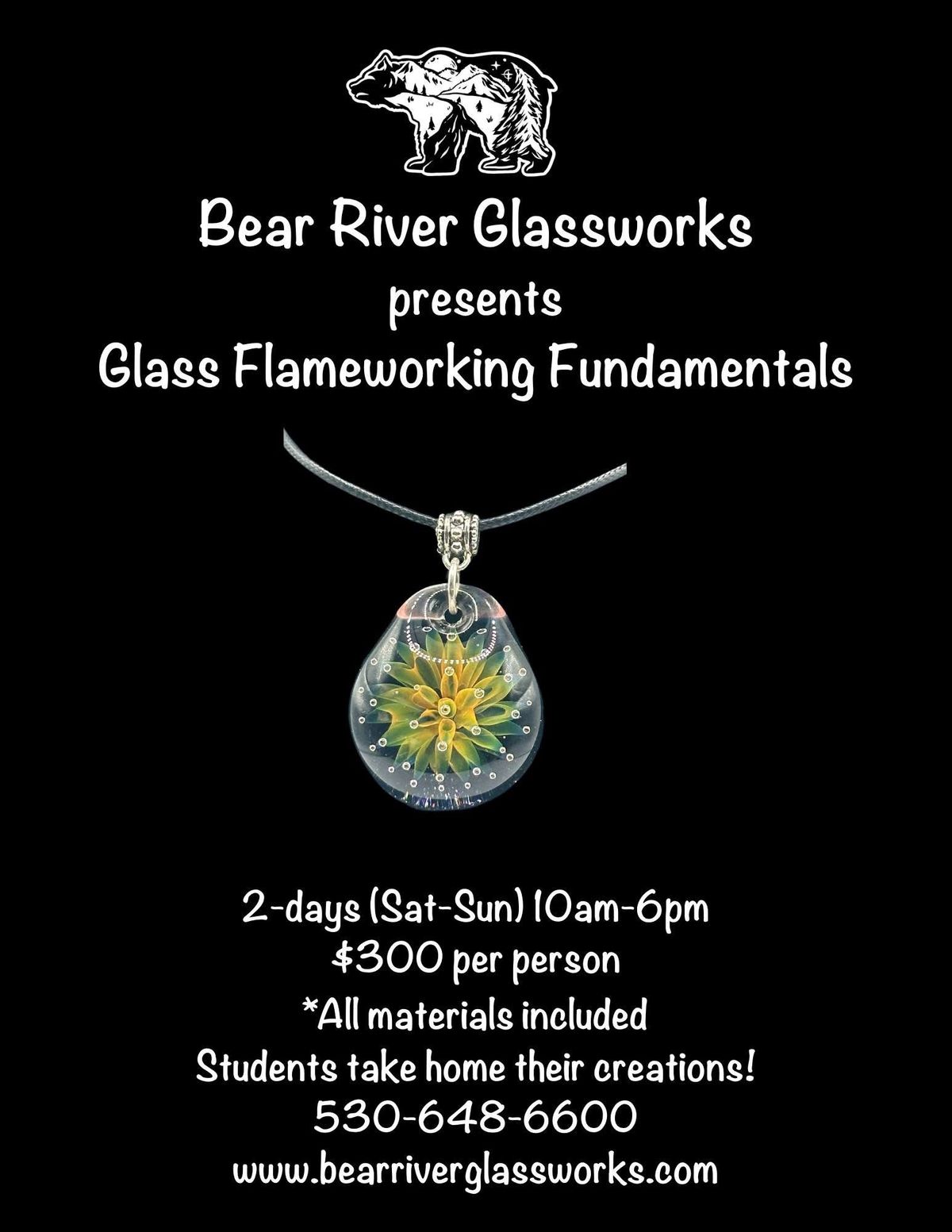 Glass Flameworking Fundamentals Class