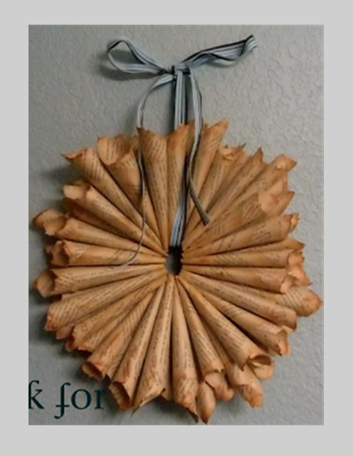 Book Wreath