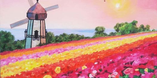 Sip and Paint  -  "Carlsbad Flower Fields"  Estancia La Jolla