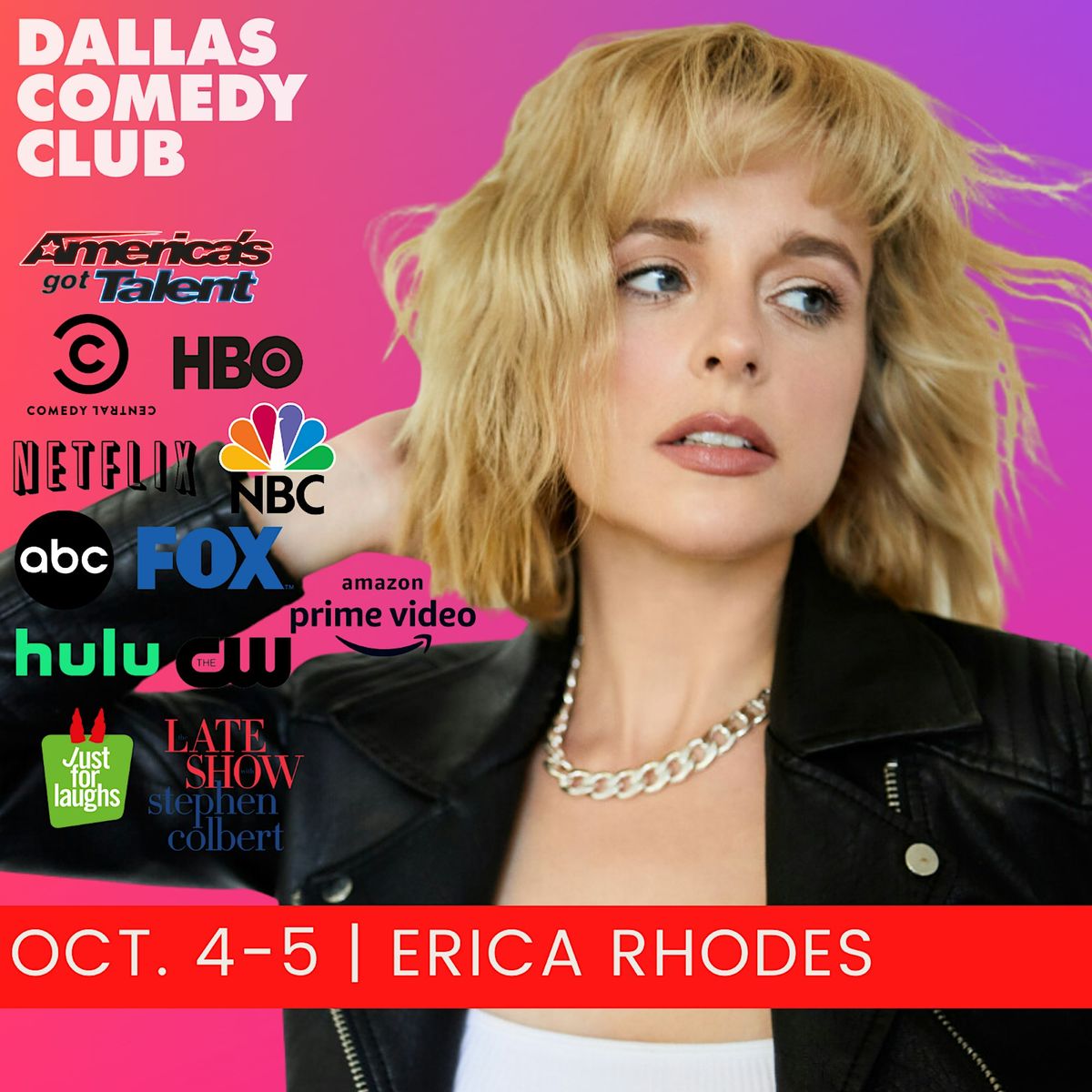 Dallas Comedy Club Presents: ERICA RHODES