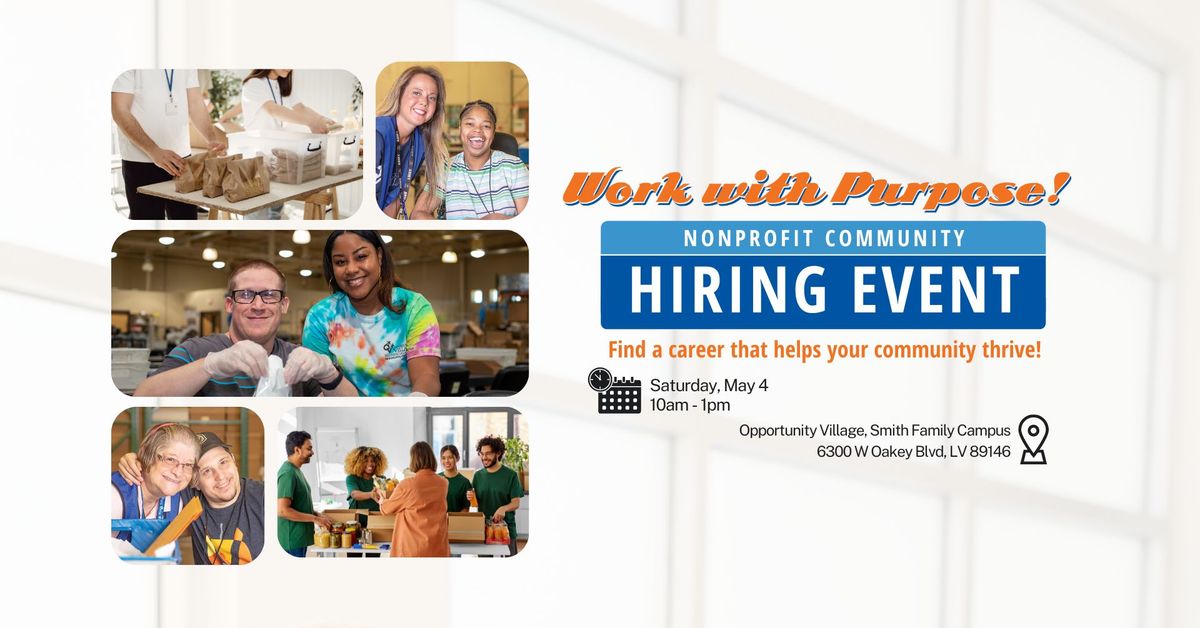 Work with Purpose Hiring Event