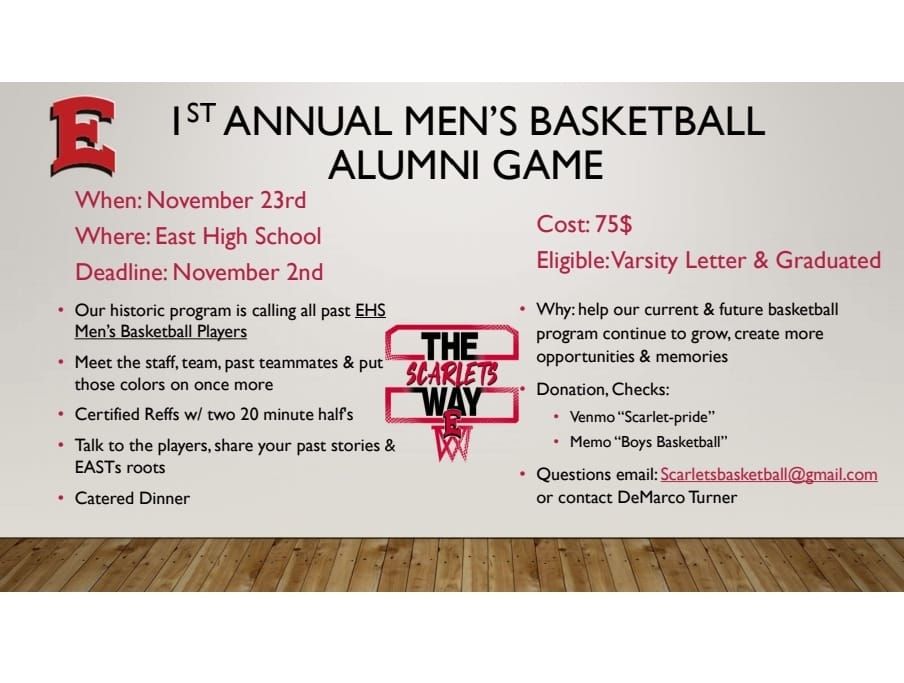 1st Annual Men's Alumni Game