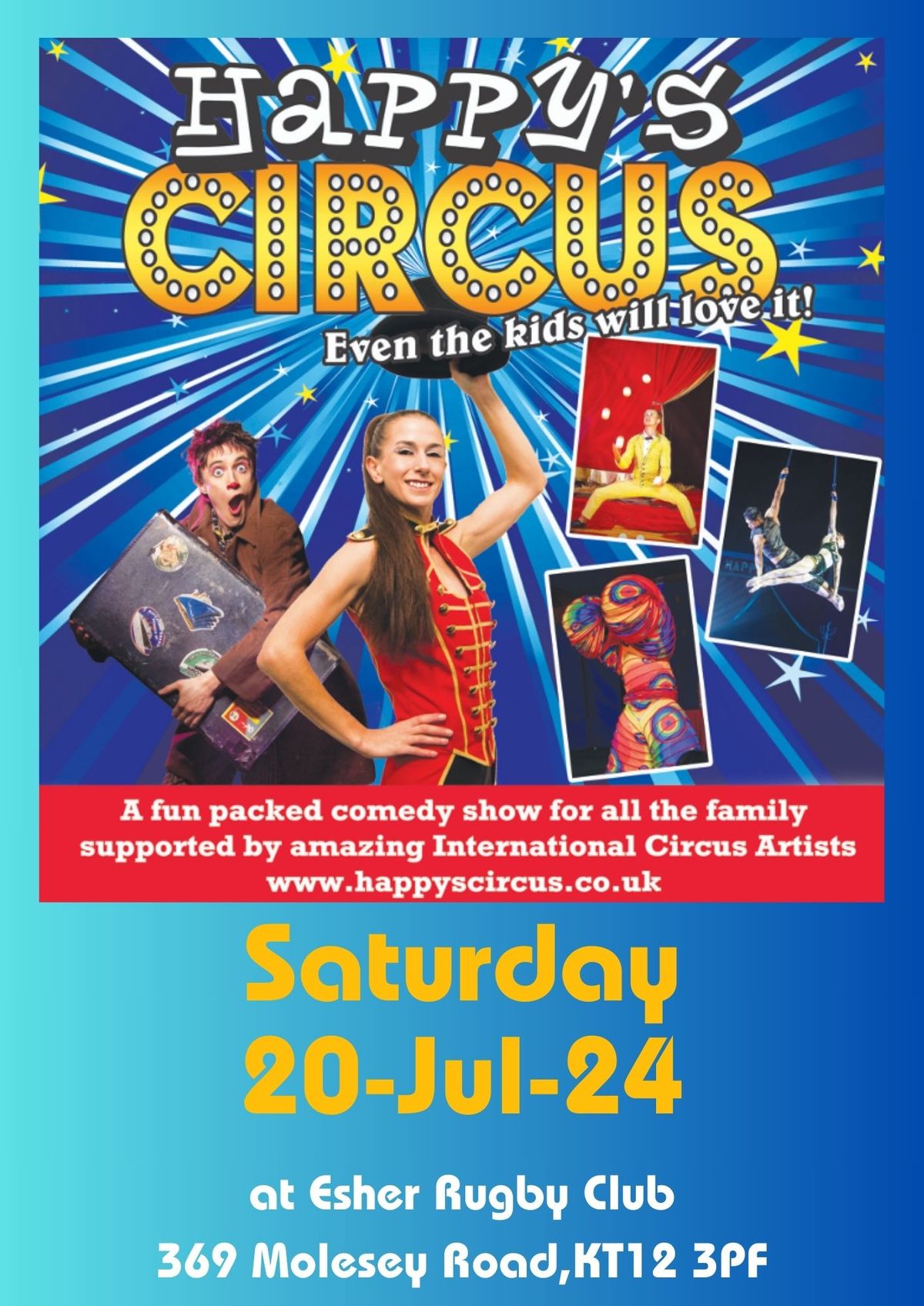 Happy Circus - All funds raised goes to Esher Minis 