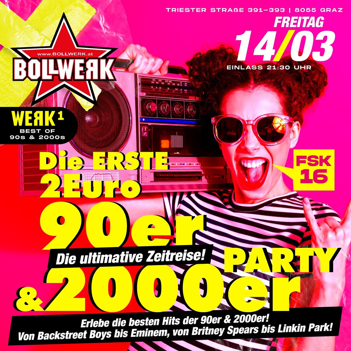 Die ERSTE 2\u20ac\ud83c\udf89 90er & 2000er Party \u2013 Die ultimative Zeitreise! \ud83c\udfb6 