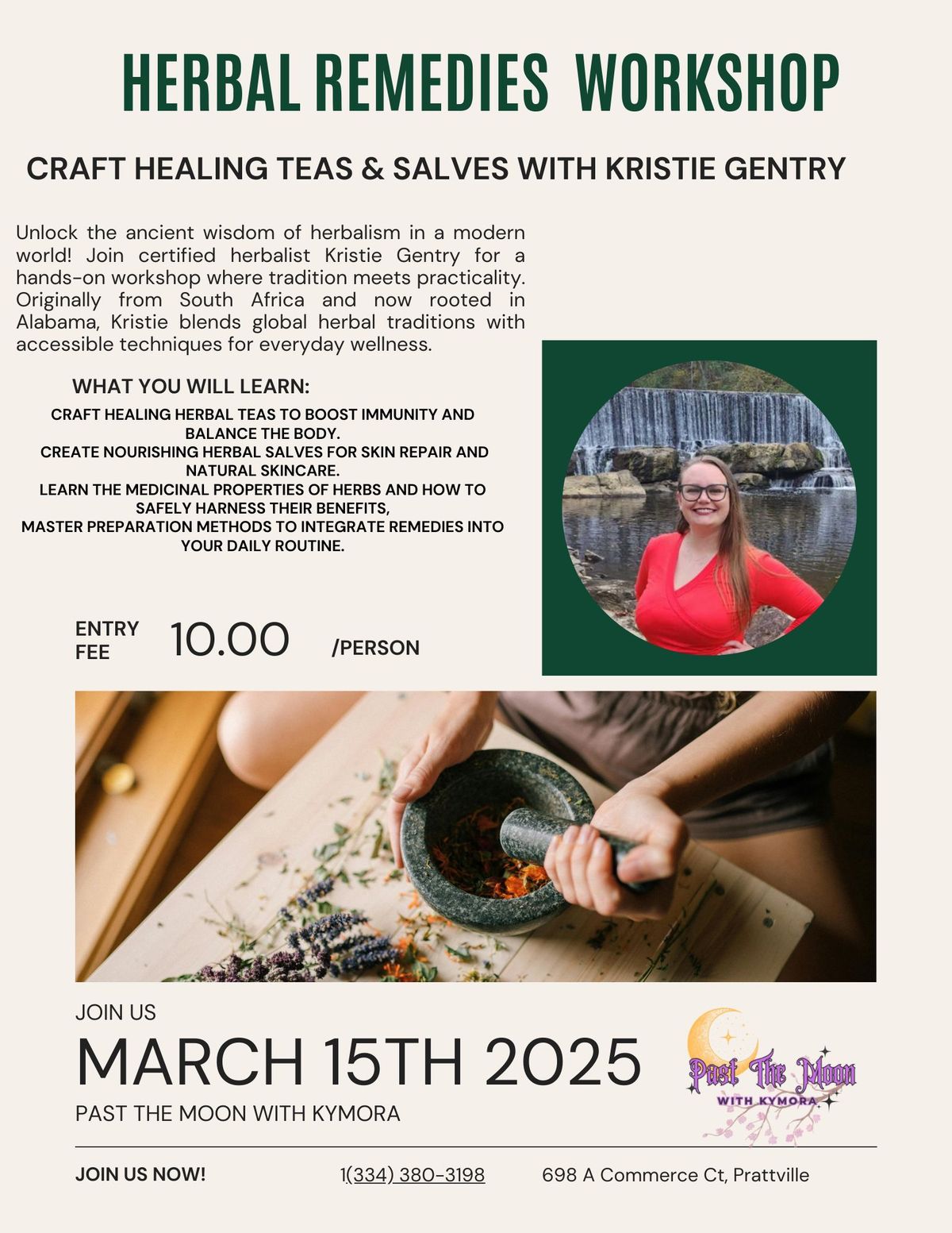 Craft Healing Teas & Salves -Herbal Remedies Workshop with Kristie Gentry