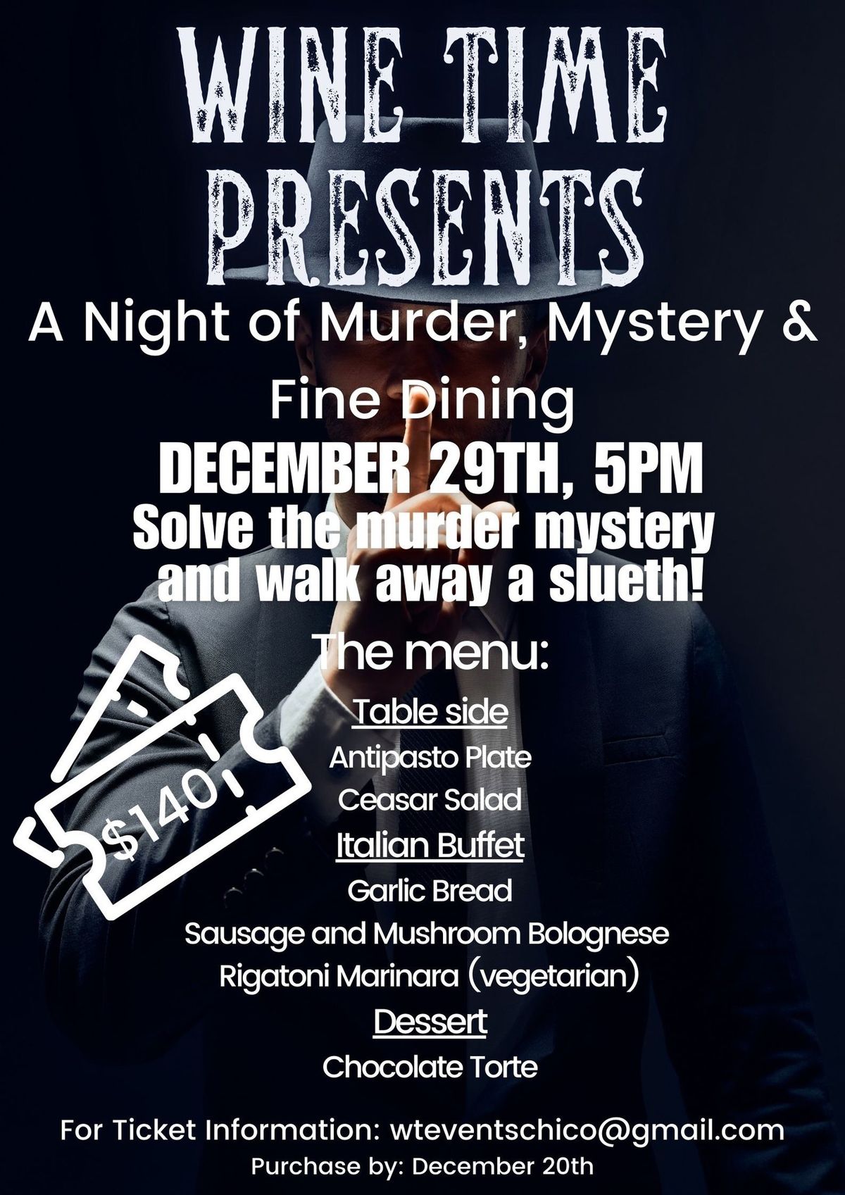 A Night of Murder, Mystery & Fine Dining