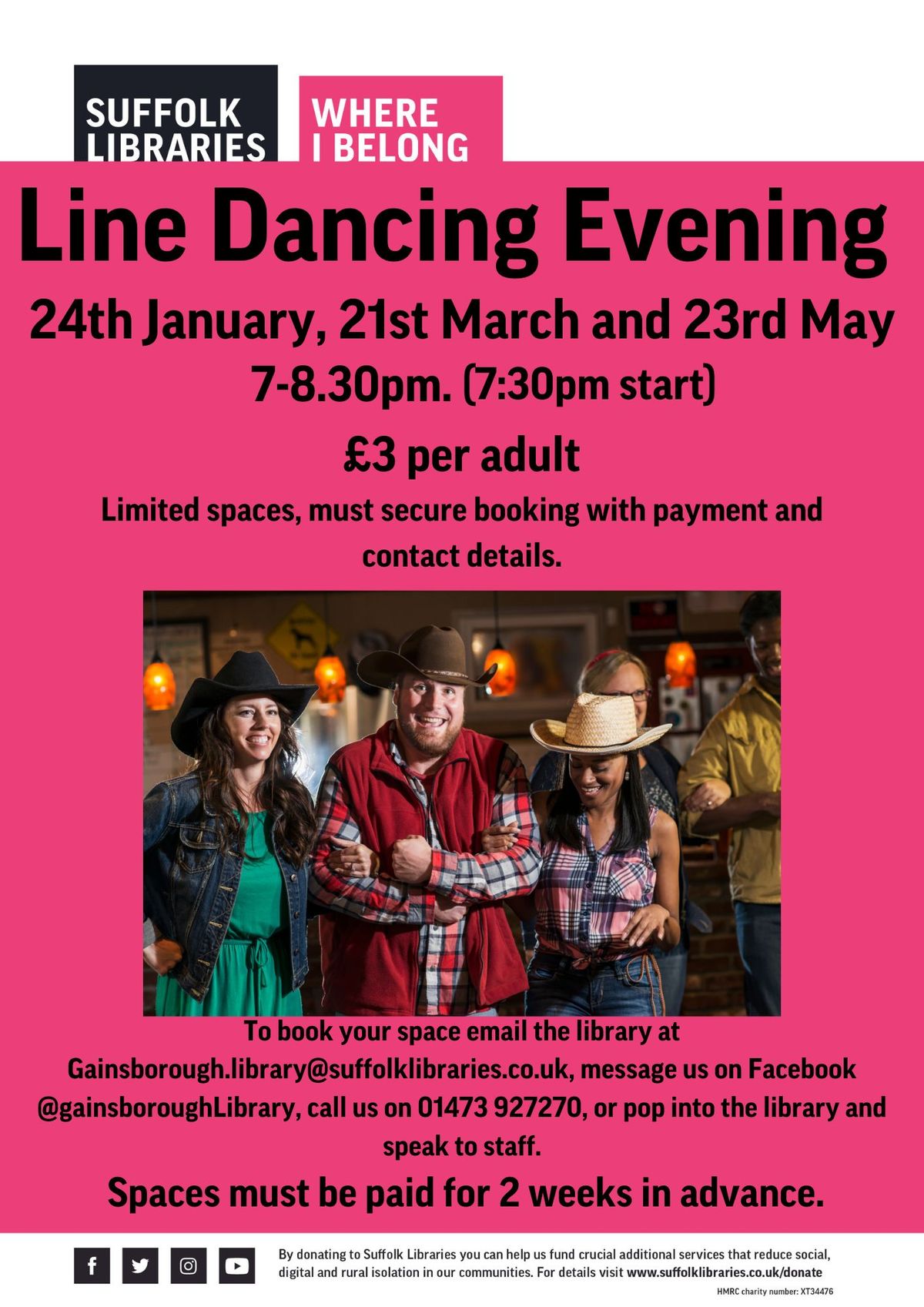 Line dancing evening