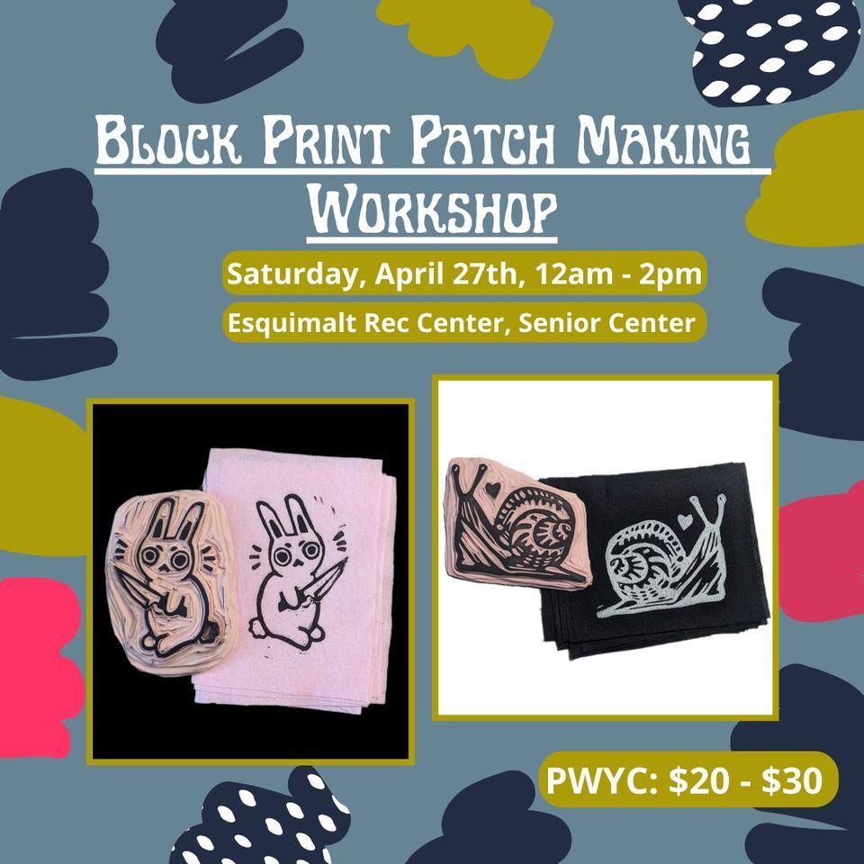 Block Print Patch Making Workshop
