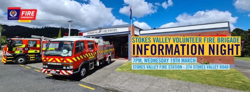 Stokes Valley Volunteer Fire Brigade Information Night