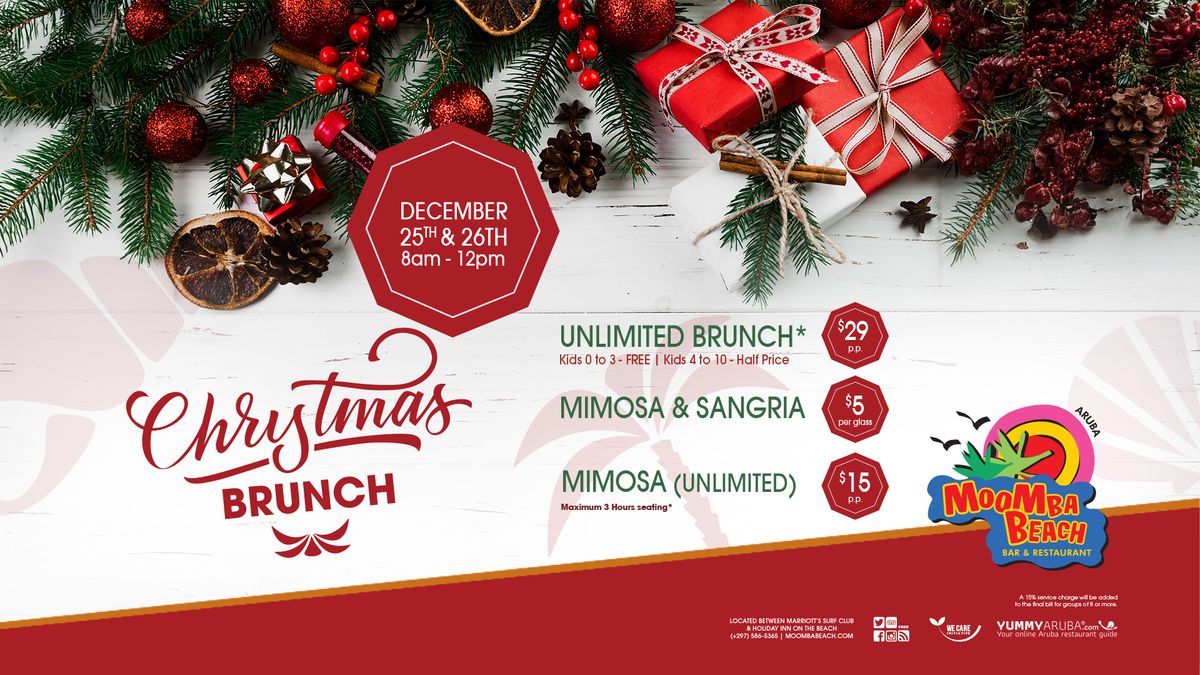  Christmas Brunch by the Beach at MooMba!