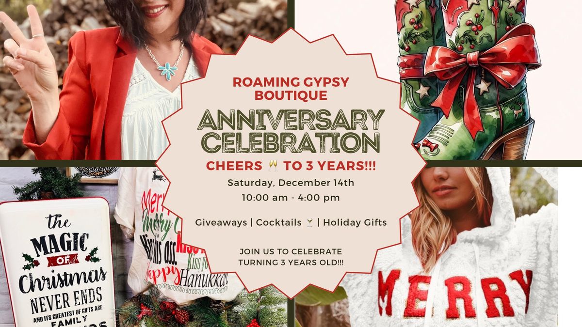 Roaming Gypsy Anniversary Celebration 