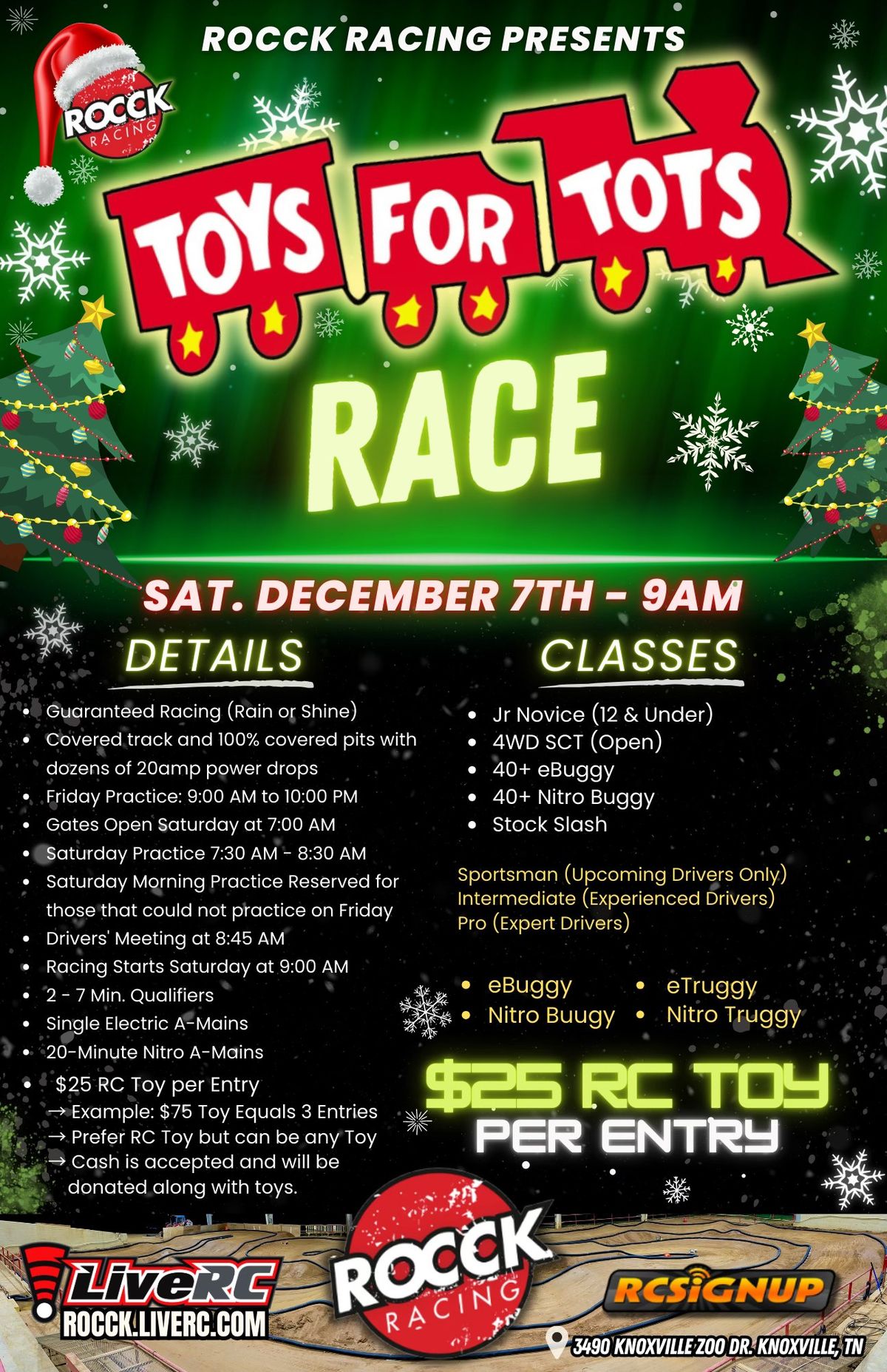 ROCCK's 2024 RC Toys for Tots Charity Race (Dec. 7th)