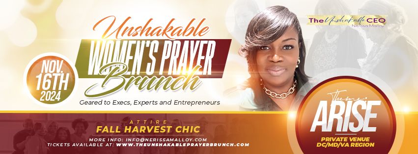 The Unshakable Women's Prayer Brunch