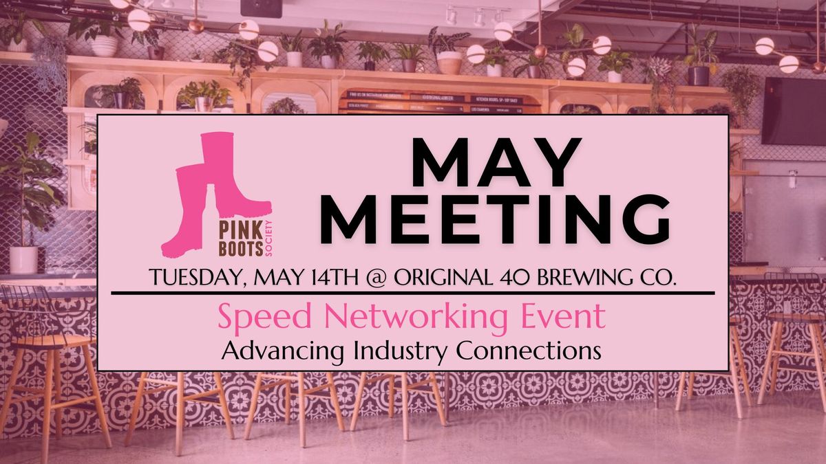 May Meeting @ Original 40 Brewing Company