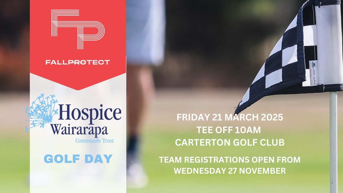 Fall Protect Scaffolding Hospice Wairarapa Golf Day 2025