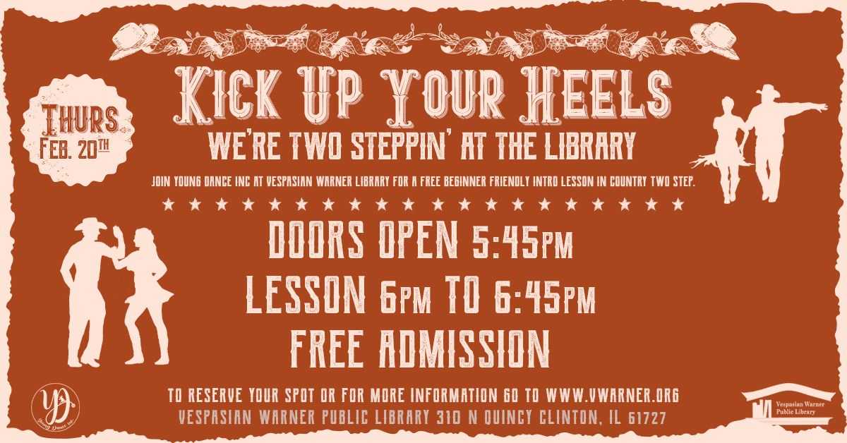 FREE Texas Two Step Class at Library