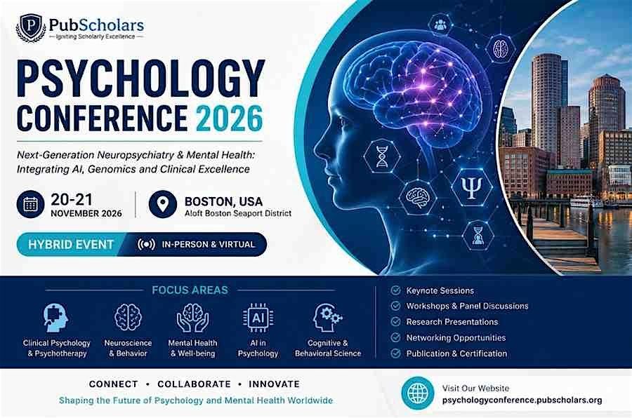 International Psychology Conference 2026 for Mental Health