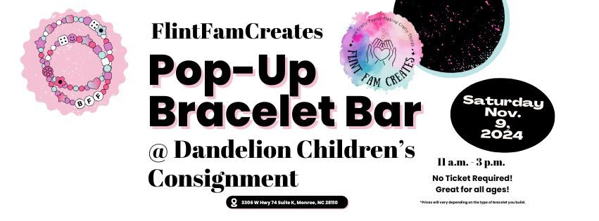 Pop-Up Bracelet Bar at Dandelion Children's Consignment