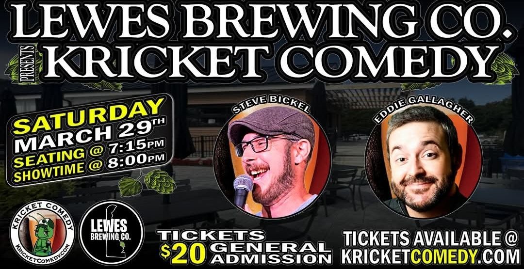 Lewes Brewing Co. presents Kricket Comedy