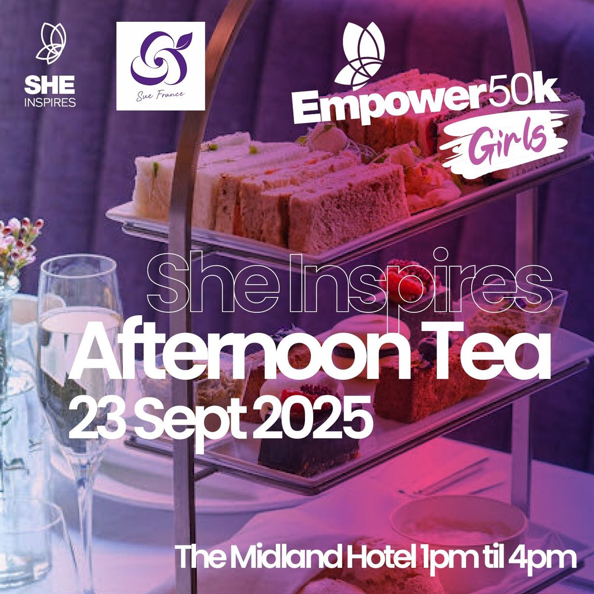 SheInspires Afternoon Tea at The Midland