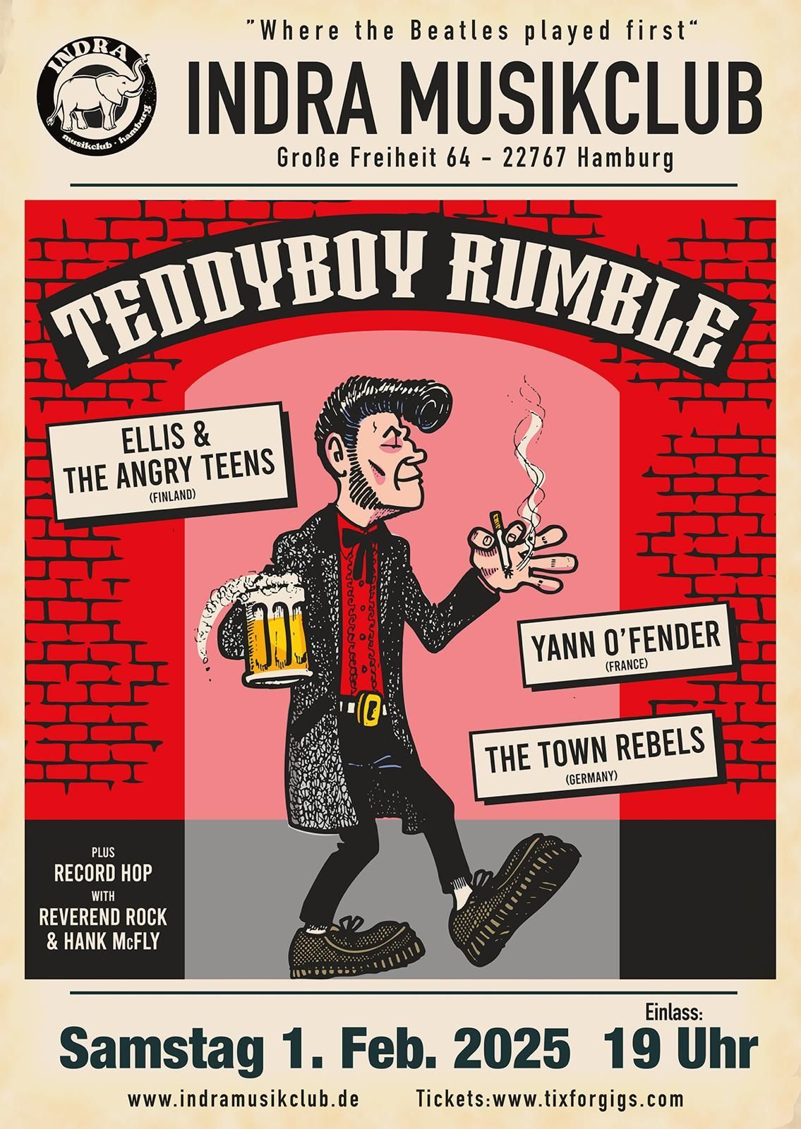 TEDDYBOY RUMBLE live in Hamburg 