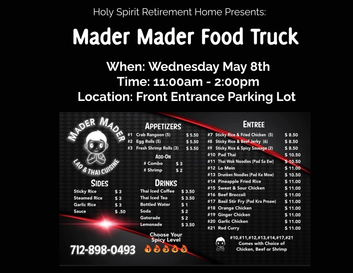 Holy Spirit Food Truck Wednesday with Mader Mader Food Truck