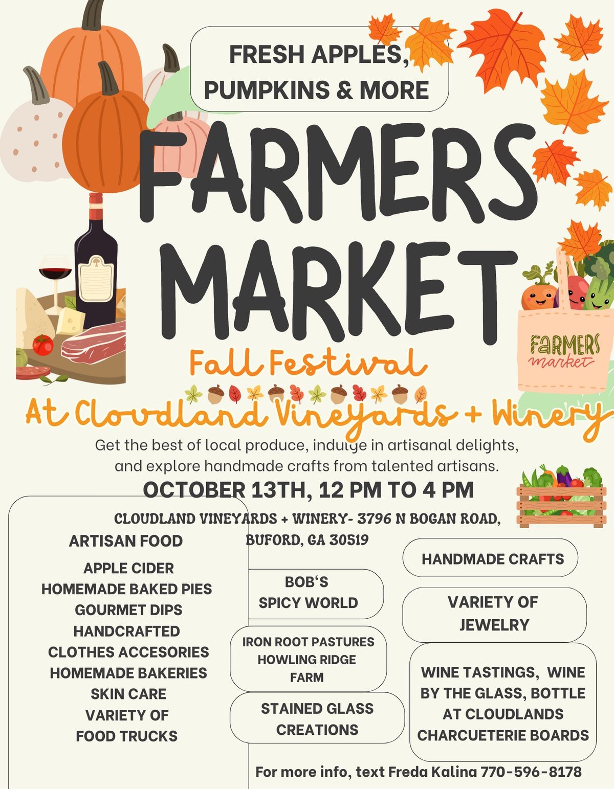 Fall Festival and Farmers Market at Cloudlands 