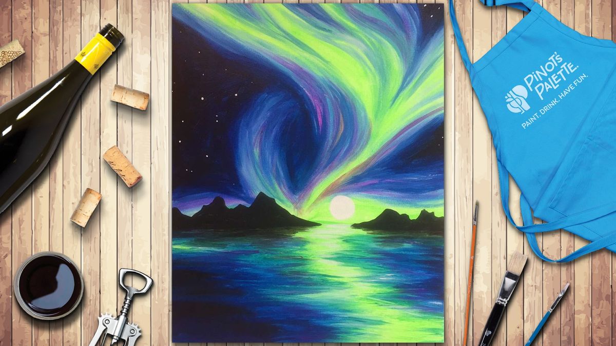 Northern Night Lights - Paint and Sip 