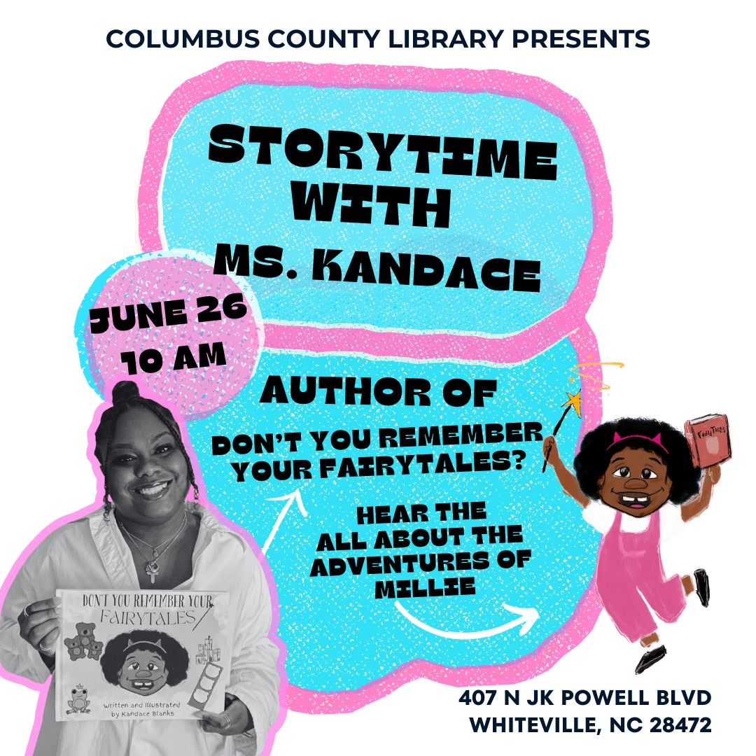 Summer Reading Special Event guest Kandace Blanks