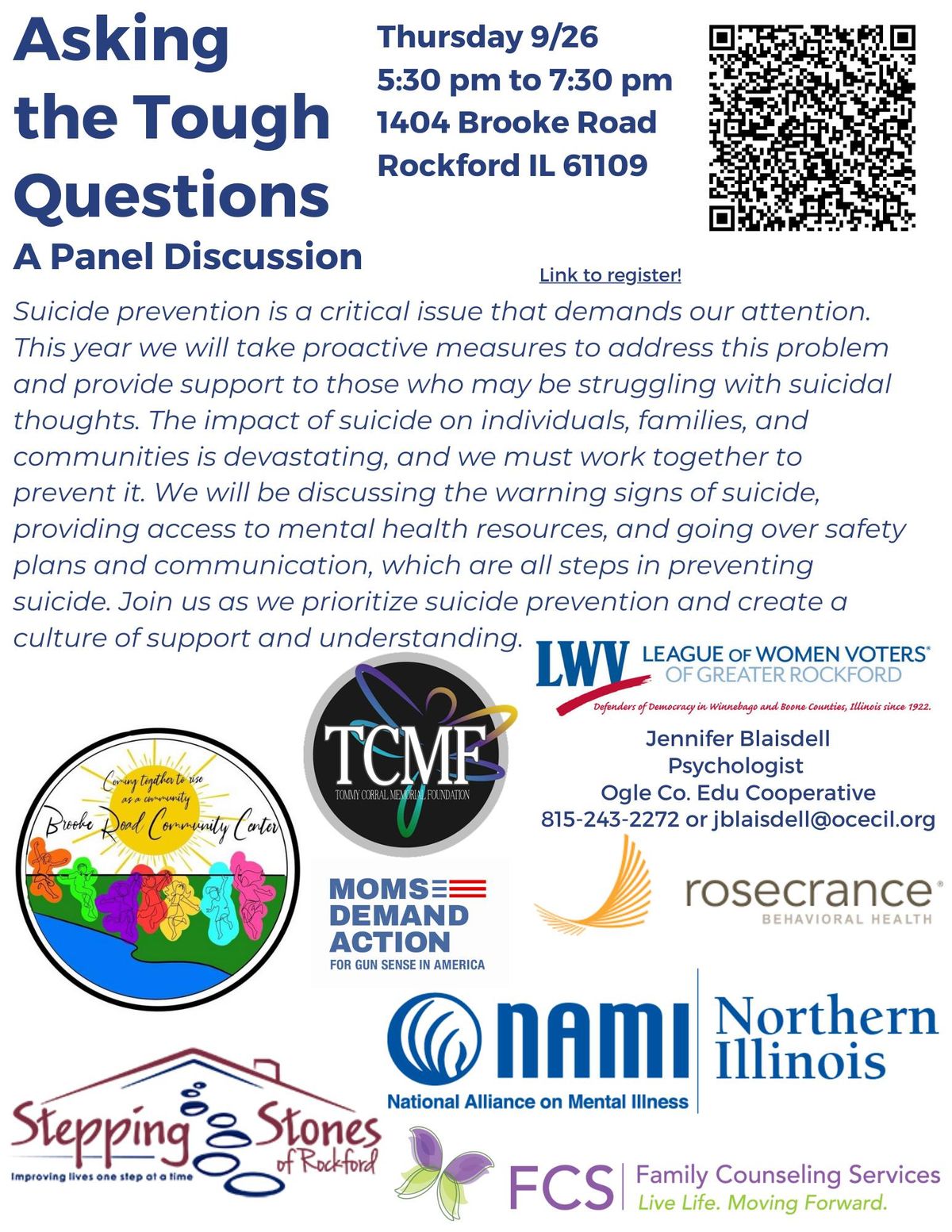 Suicide Prevention Panel Discussion 