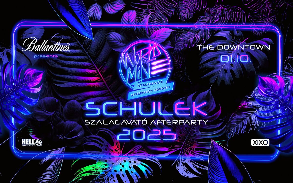 SCHULEK \u2718 WORLD IS MINE Szalagavat\u00f3 Afterparty | 2025\/01\/10 \u00bb @THE DOWNTOWN