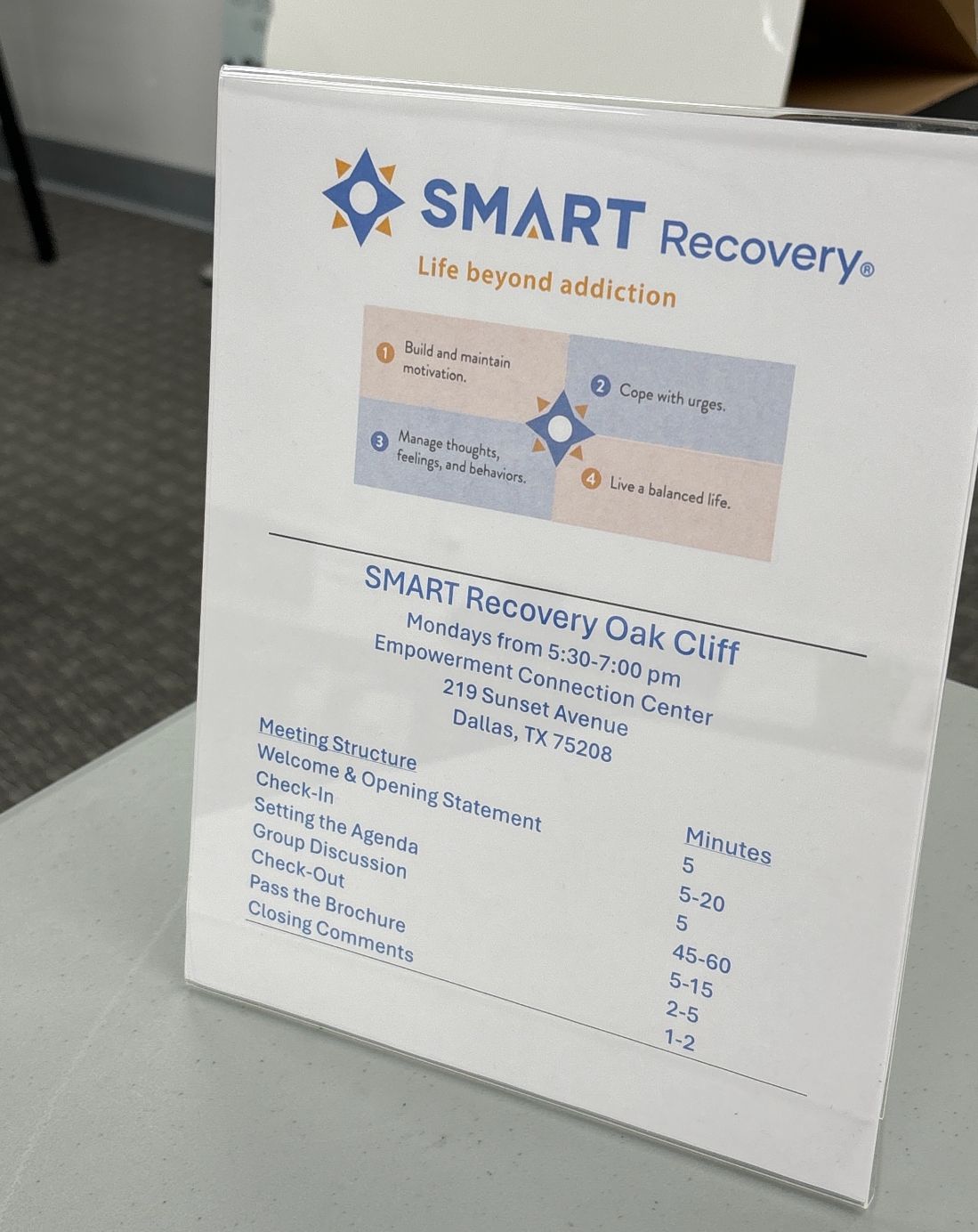 SMART Recovery Oak Cliff - Dallas, TX