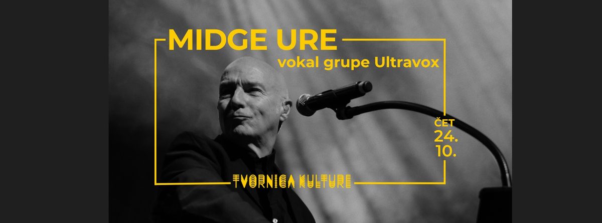 Midge Ure (Ultravox) u Tvornici