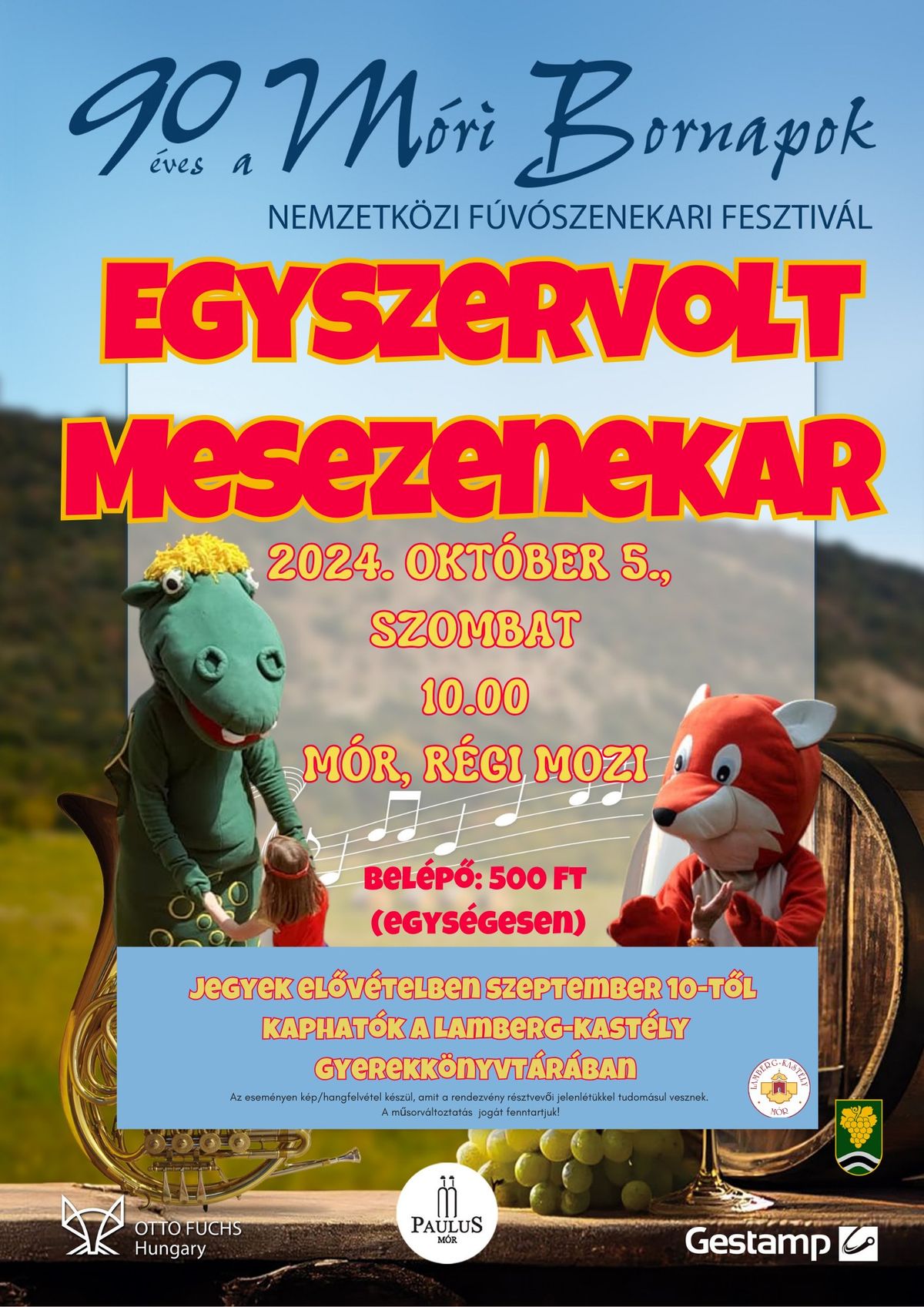 Egyszervolt Mesezenekar \/\/ M\u00f3ri Bornapok 2024