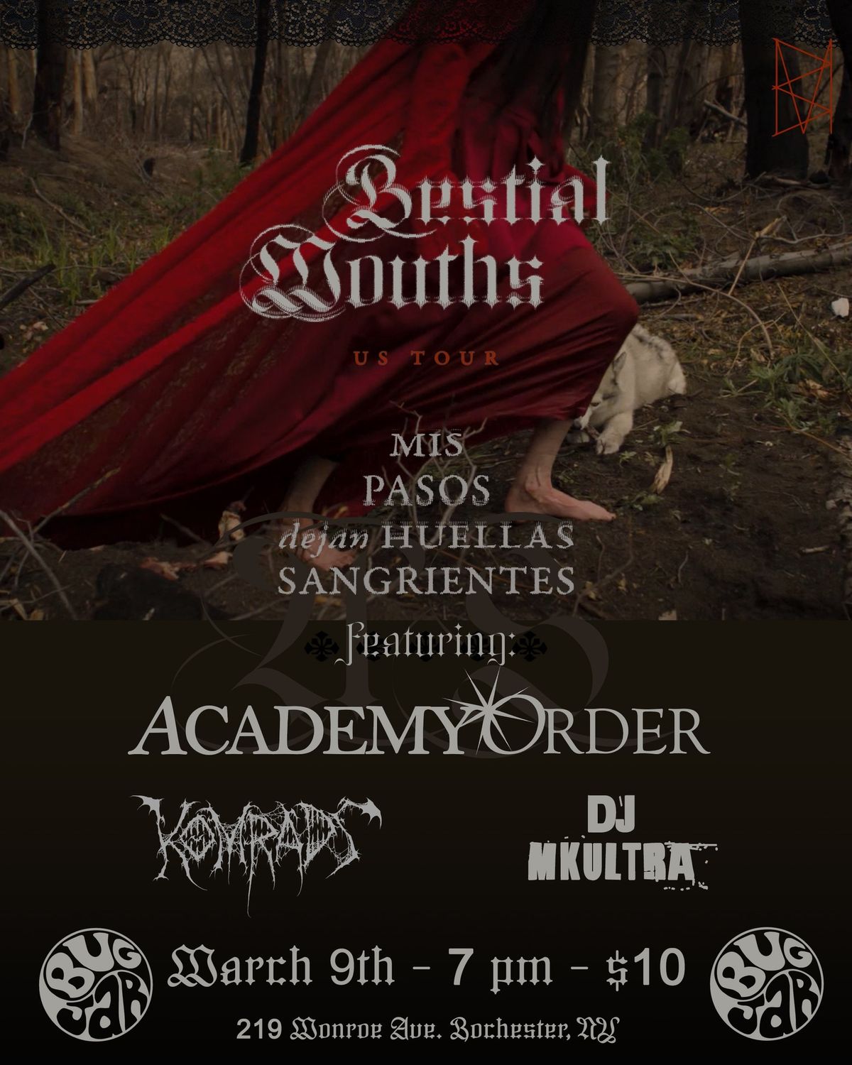 Bestial Mouths \/ Academy Order \/ Komrads \/ DJ MKULTRA