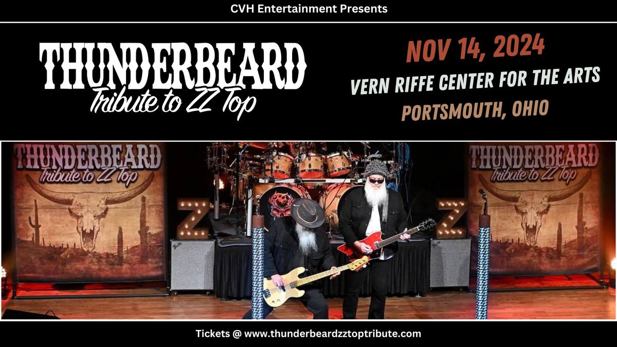 ThunderBeard: A Tribute to ZZ Top LIVE at The Vern Riffe