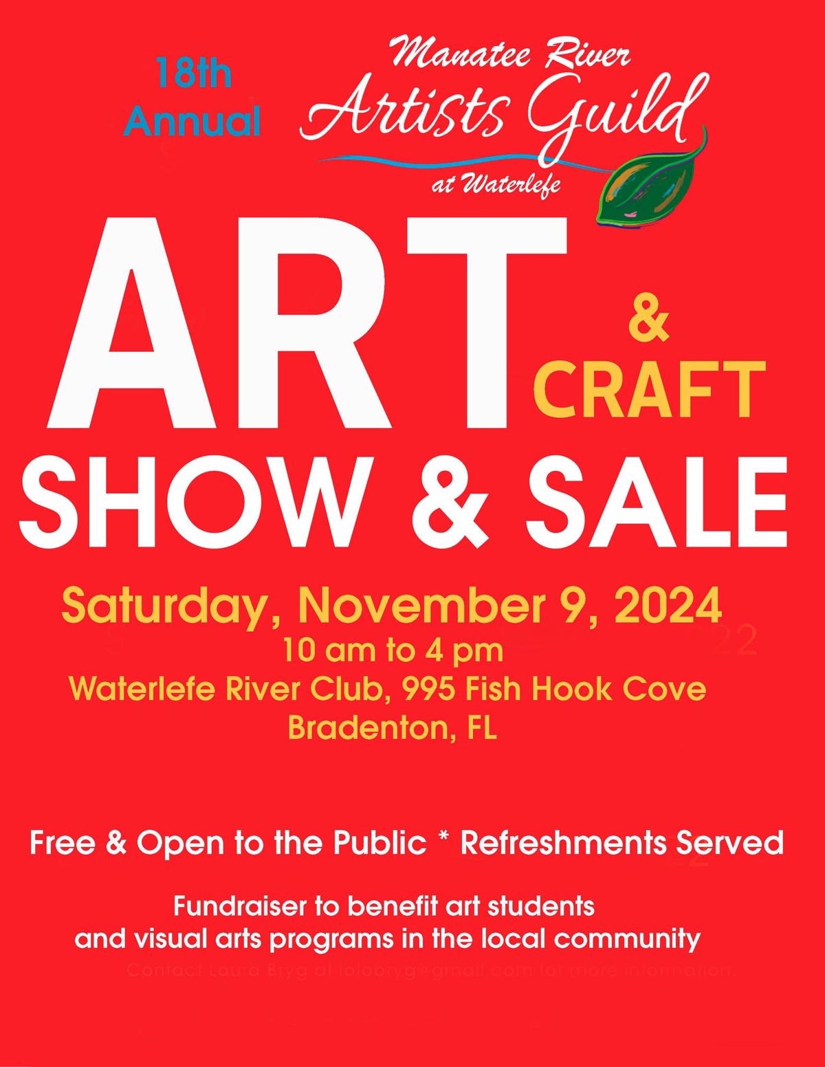 18Th Annual Manatee River Artists Guild Art\/Craft Show and Sale