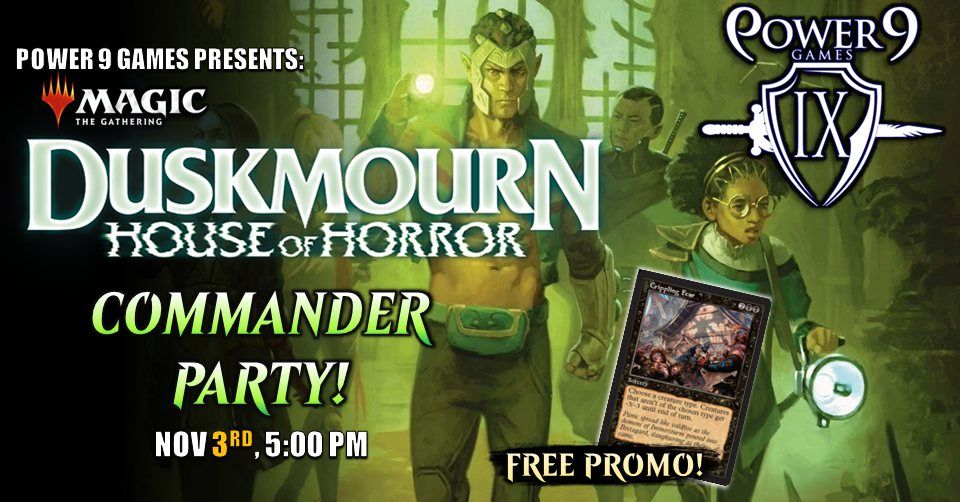 MTG: Duskmourn Commander Party