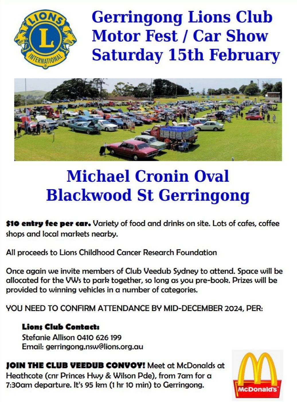 Gerringong Lions Club Motor Fest \/ Car Show