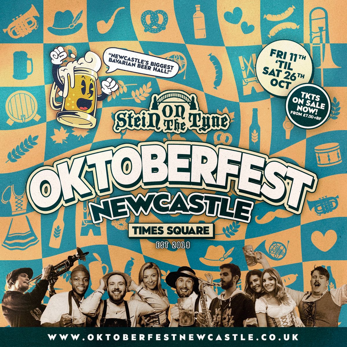 Oktoberfest Newcastle 2024 \/ Times Square - 11th-26th Oct \ud83c\udf7a\ud83e\udd68