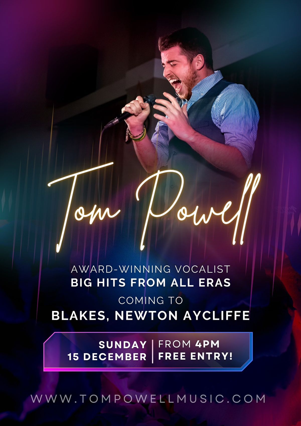 Tom Powell @ Blakes Sports Bar, Newton Aycliffe