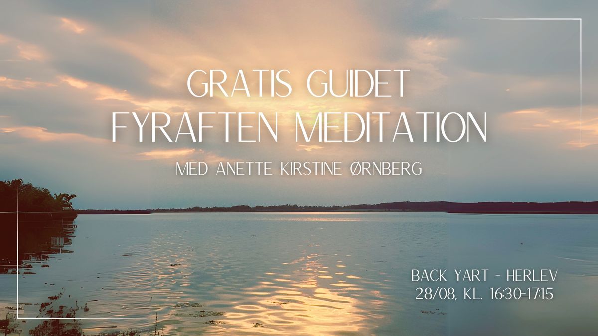 Guidet Fyraften Meditation hos BACK YART