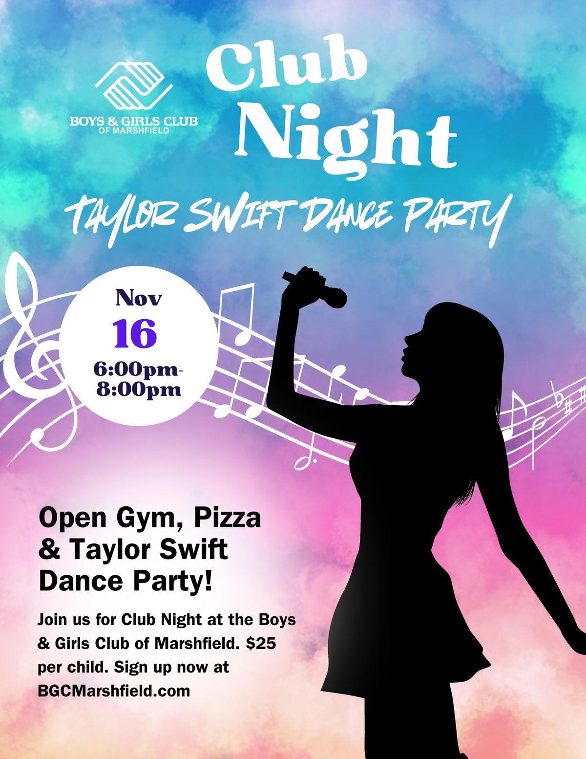 BGC Kids Club Night- Taylor Swift Dance Party