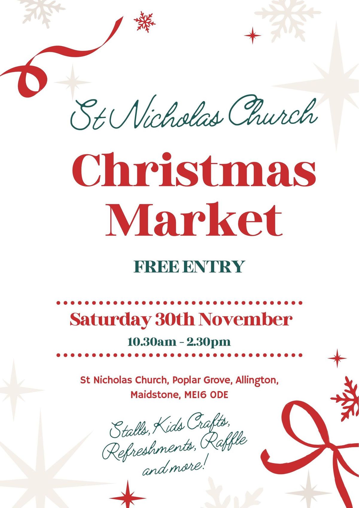 St Nicholas Church Christmas Market 2024