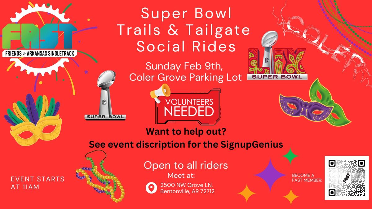 FAST Super Bowl Trails & Tailgate Social