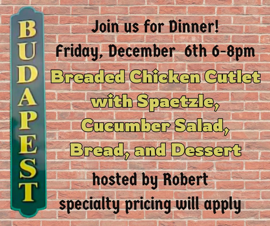 Friday Night Dinner - Breaded Chicken Cutlet with Robert