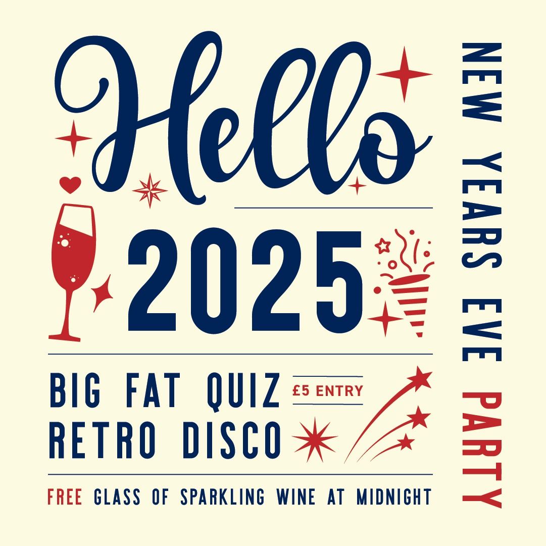 NYE RETRO DISCO, QUIZ & RAFFLE