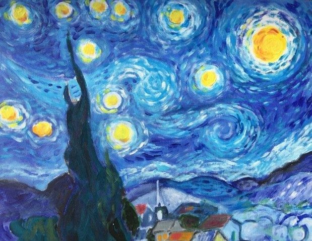 Van Gogh Starry Night - Plucka's Art Studio (June 12th 1.30pm)