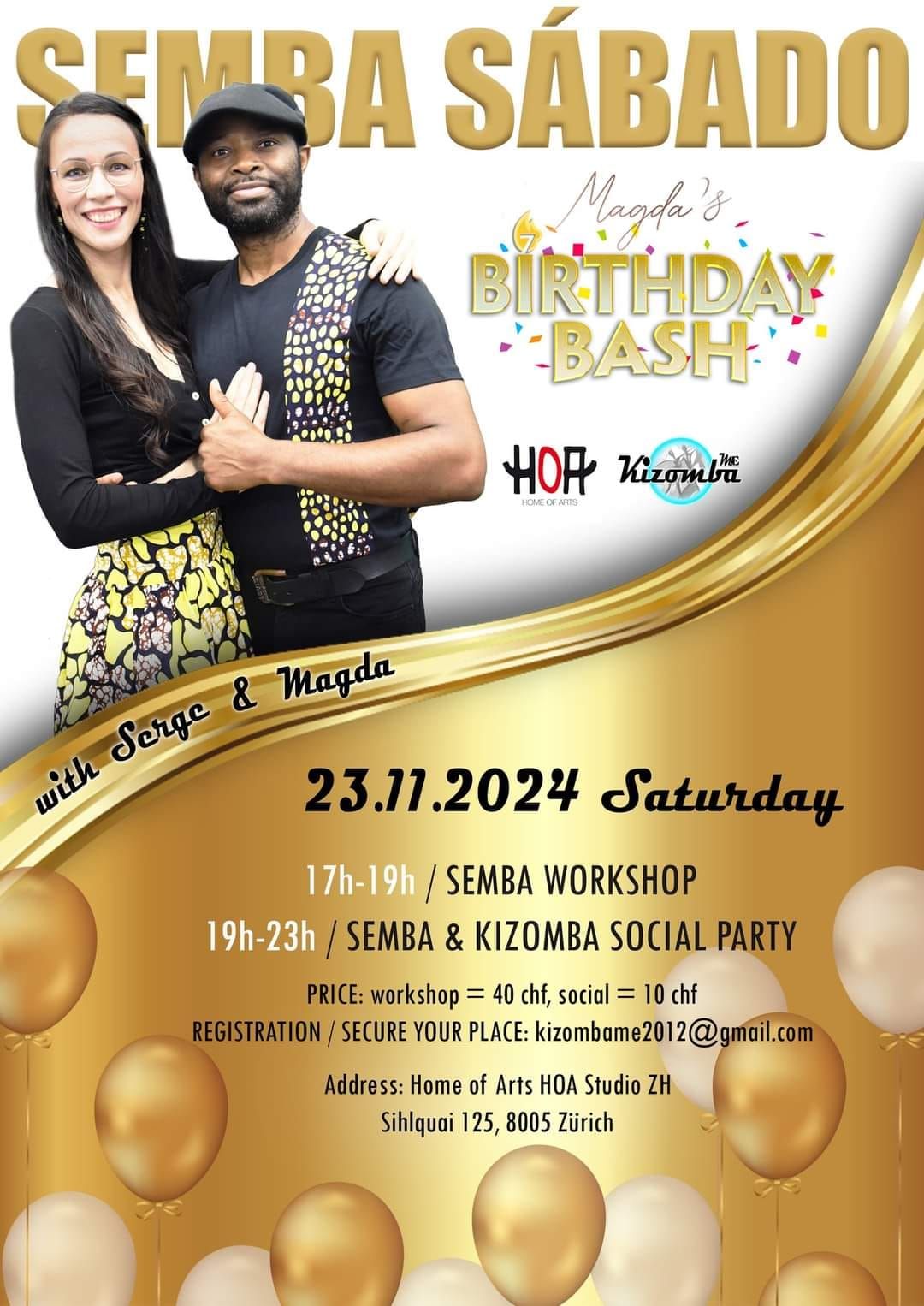 SEMBA S\u00c1BADO - Magda's B-Day Bash